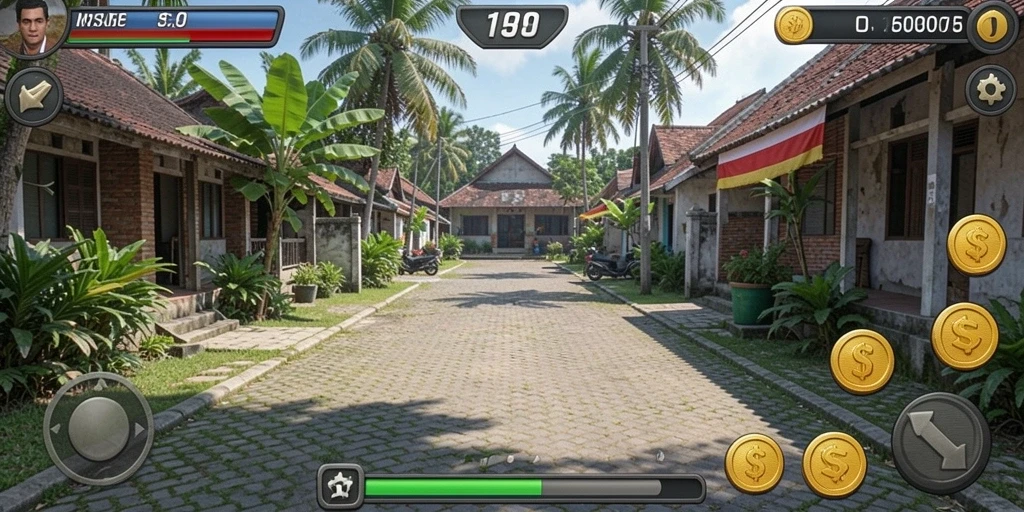 Tampilan menu utama yang menarik dan mudah dinavigasi.
