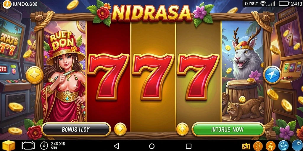 Tampilan utama aplikasi SOBAT777 yang menarik.